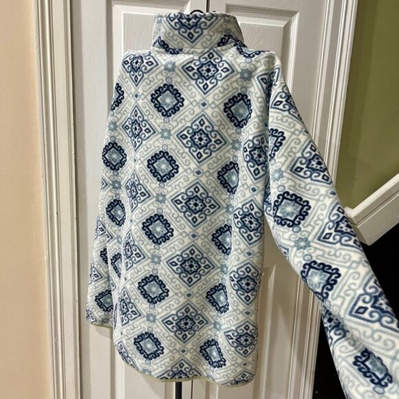 Pacsun Y2K 90’s PULLOVER FLLECE HIPPIE RETRO SZ XL BLUE(IVORY AESTHETIC CORE - Picture 6 of 15